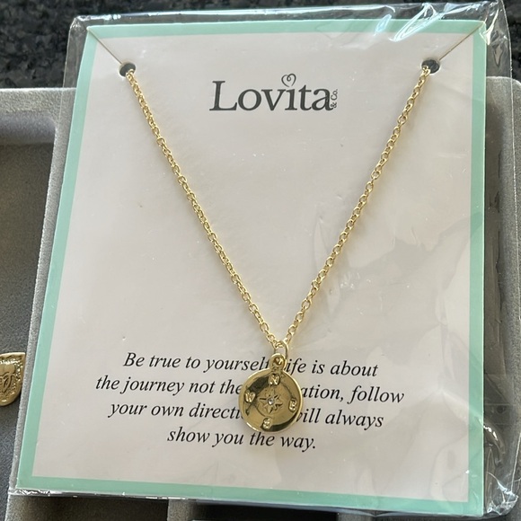 Jewelry bundle gold toned necklaces & earrings baubblebar, lovita & more BNWOT - Picture 6 of 6